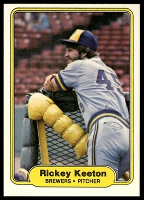 1982 Fleer #146 Rickey Keeton [GOATCARDS] - Image 1 of 2