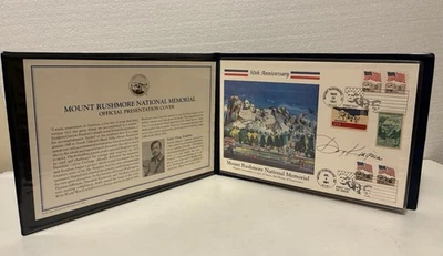 Mount Rushmore National Memorial Official Presentation Cover 50th Anniversary - Image 1 of 4