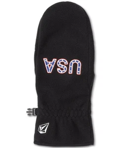 Volcom Men's Usst Fleece Mitt, Black, Large - Picture 1 of 1