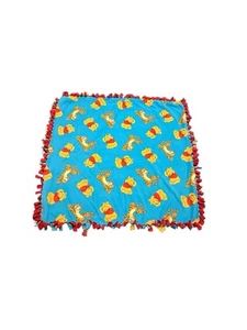 Disney Winnie The Pooh Tigger Knot Tie Fleece Blanket - Picture 1 of 8