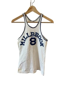 Vintage 40s 50s Red Fox Athletic Clothing Millbrook Basketball Jersey Shirt - Picture 1 of 9