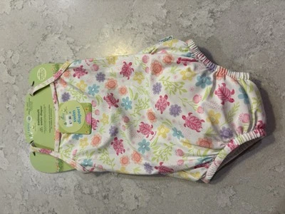 Niñas Juego Talla 12 Meses 18 - 22 Lbs Blanco Tortuga/Floral Traje de Baño Foto 1 de 4