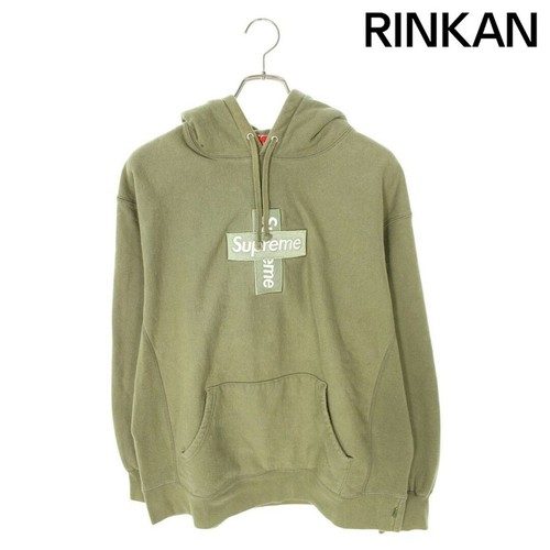 Felpa con cappuccio Supreme 20AW Cross Box logo uomo L usata 5e299b3503997b8
