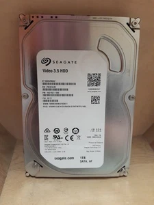 Seagate Video 3.5 HDD 1TB Internal SATA ST1000VM002 Hard Drive 1SD102-500 - Picture 1 of 3