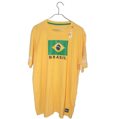Camisa informal Mitre Elite para hombre talla XL Brasil amarilla Amarela, nueva con etiquetas Foto 1 de 4