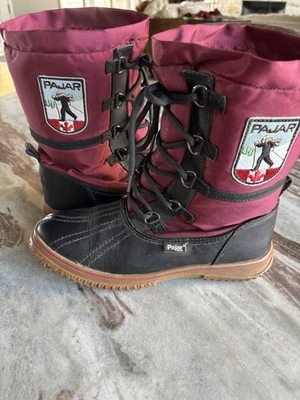 ❤️Pajar Grip Low Snow Boots Women's Size 8-8.5 Winter Waterproof - Image 1 of 4