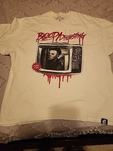 JOHN CARPENTERS HALLOWEEN BLOODY DISGUSTING  T SHIRT SZ 2XL PREOWNED  - Picture 1 of 7