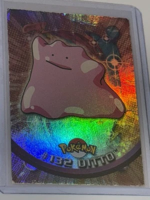 Pokemon Topps Ditto #132 Rainbow Holo Foil English RARE POKÉ CARD - Image 1 of 4