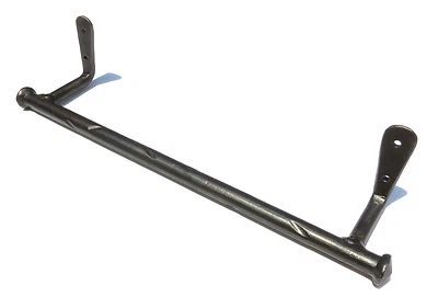 Colgador de toallas de mano de hierro hecho a mano de 12" gancho estante cocina de campo olla soporte para taza  Foto 1 de 4