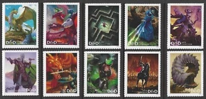 USA Sc. 5909-18 (F) Dungeons & Dragons 2024 MNH 10 Einzel - Bild 1 von 1