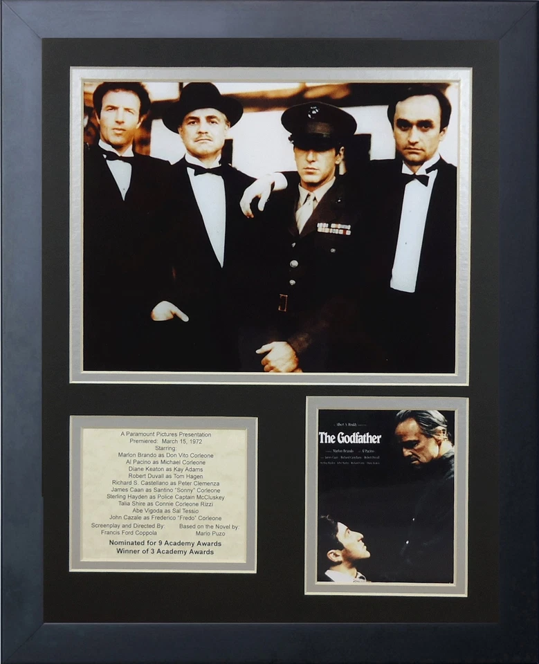 Legends Never Die The Godfather Framed Photo Collage 11 by 14-Inch