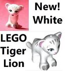 Lego Tiger White Lion Stripes ELVES Pet Animal Elf Minidoll Zoo Rescue Friends