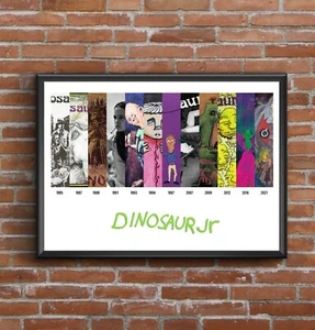 Dinosaurier Jr Multi Album Cover Diskographie Poster anpassbar Vatertag Geschenk - Bild 1 von 12