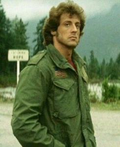 John Rambo First Blood M65 Military Green Cotton Coat Jacket - Picture 1 of 5