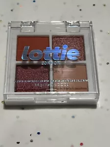 LOTTIE LONDON Eyeshadow Quad The Rusts 3.6 g 0.12oz NEW & Sealed Shimmer & Matte - Picture 1 of 7