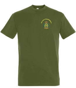 THE ROYAL ENGINEERS EMBROIDERED T-SHIRT - OFFICIAL UK MILITARY SAPPER T-SHIRTS - Picture 1 of 4