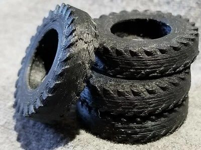 LMH Detail Part TRACTOR TIRE Tires USED Paddler R-1 Farm Ag O On3 On30 4 Piece - Image 1 of 4