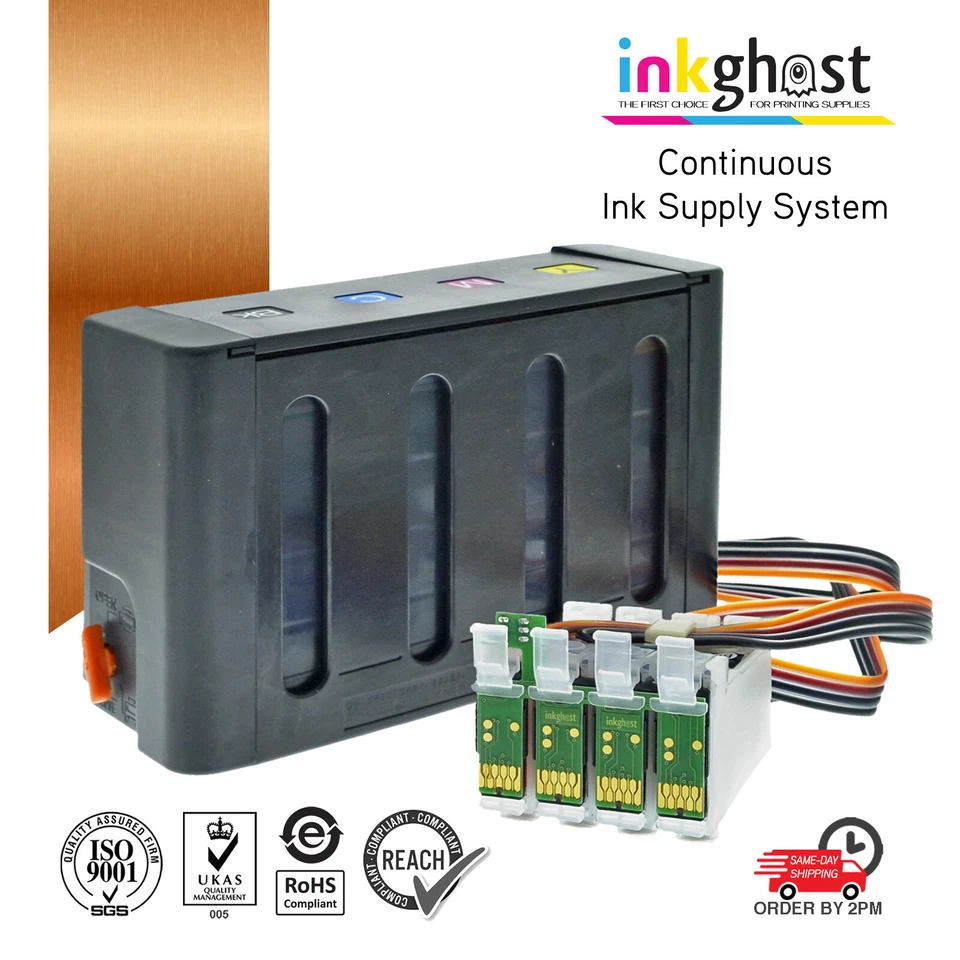 220 Refill Ink System for use in Epson Workforce WF2630 XP220 XP320 XP324 XP420 - Image 1 of 1