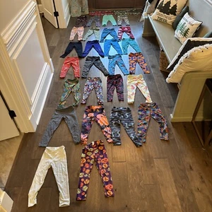 Girls Super Lot 28 Pairs S/M Lularoe Leggings - Picture 1 of 22