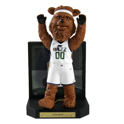 Jazz Bear Utah Jazz Mascot Framed Jersey Bobblehead NBA Cover
