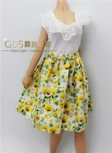 1:6 White Tops Floral Skirt Clothes Set Fit 12" Female Phicen TBL Figure Body   - Picture 1 of 8
