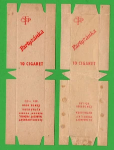 2 Old EMPTY cigarette tobacco packets patriotic Czecho. - Picture 1 of 1