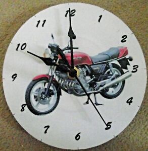 Horloge murale Honda CBX1000 7 POUCES, VINYLE UPCYCLÉ