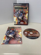 Robotech: Invasion PlayStation 2 PS2 VIDEO GAME CASE And MANUAL Complete Tested