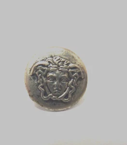 Versace 1 metal silver replacement small button Medusa - Picture 1 of 5