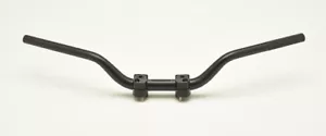 LENKER HANDLEBAR OVERSIZE ALUMINIUM DM 22/28mm HIGH FOLD MIT RISER SCHWARZ - Bild 1 von 3