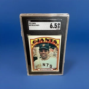 1972 Topps #49 Willie Mays SGC 6.5 Graded Baseball Card HOF Nicely Centered - Picture 1 of 2