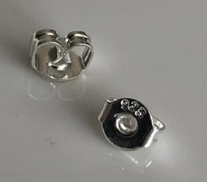 2 ali dado orecchino ricambio viti per orecchini argento 925 NUOVO - Foto 1 di 4
