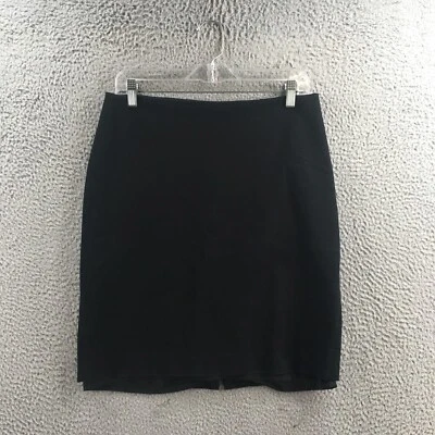 Falda corta Talbots línea A para mujer Petite 10 (actual 32X19.5) negra tiro medio cremallera Foto 1 de 4