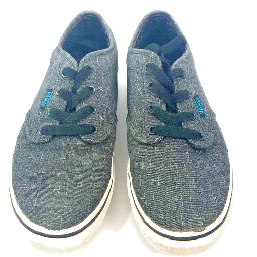Scarpe da ginnastica VANS Off The Wall giovani unisex grigio erica stringate skate bambino 4 5
