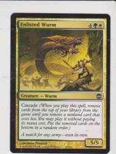 Magic MTG Tradingcard Alara Reborn 2009 Enlisted Wurm 68/145