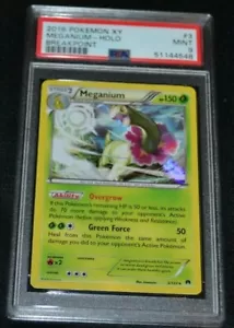 Juego de tarjetas coleccionables Holo Foil Meganium # 3/122 XY Breakpoint PSA 9 COMO NUEVAS - Imagen 1 de 1