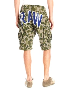 G STAR RAW Rovic Art Loose 1/2 Premium Twill Beach Camo Shorts, W29 BNWT $160 - Picture 1 of 2