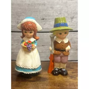 Vintage Napcoware Pilgrims Thanksgiving Japan - Picture 1 of 3