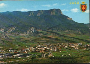 ANTIGUA POSTAL JACA PEÑA OROEL PIRINEO HUESCA ARAGON POSTCARD POSTKARTE CC01652 - Picture 1 of 1