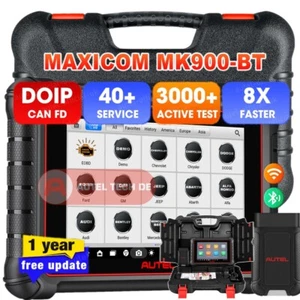2024 Autel MaxiCOM MK900 BT Auto OBD2 Diagnosegerät Profi Scanner ALLE System DE - Bild 1 von 12