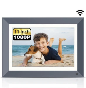 NexFoto 11" Elite Smart 32GB Digital Picture Frame 1080P Wi-Fi Touch Screen - Picture 1 of 7