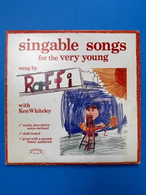 Singable Songs for the very young By Raffi with Ken Whiteley LP Record Album VG+ - Image 1 of 4