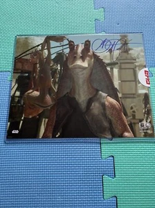 Autógrafo Topps Star Wars Authentics 8x10 Ahmed Best - Imagen 1 de 1