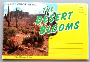 Folleto de postales - ARIZONA "El desierto florece" 16 vistas a todo color c/a años 50 - Imagen 1 de 5