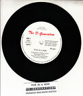 The D-Generation  Five In A Row 7" 45 Rpm Vinyl Record + Juke Box Title Strip