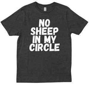 No Sheep In My Circle Funny Saying Halloween Costume Party Lovers Gift T-shirt - Picture 1 of 9
