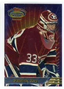 1993-94 Topps Stadium Club Finest Chrome PATRICK ROY Chase Card #11 di 12 - Foto 1 di 2