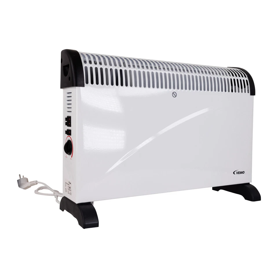 Konvektor Heizung Radiator Heizgerät Elektroheizung Heizkörper Heizer 2000W VEMO - Bild 1 von 4