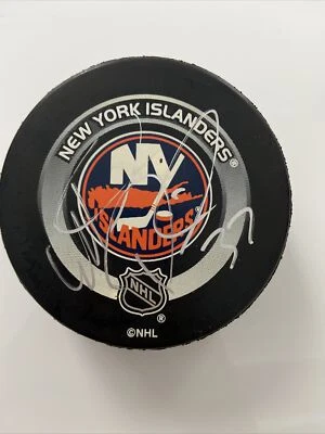 Mark Parrish Signed New York Islanders Official Game Puck With COA - Image 1 of 3