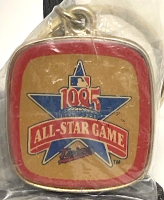 Vtg 1985 Minnesota Twins MLB All Star Game Gold Key Chain Metrodome Twin Cities - Image 1 of 4
